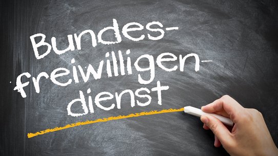 Schriftzug Bundesfreiwilligendienst
