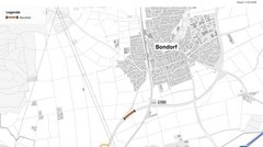 L 1184 Brücke über Ast der L 1184 (Bondorf) Gesamtübersicht