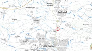 B 290 Bahnbrücken Crailsheim - Karte