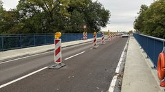 L 1129 Brücke über den Neckarkanal (Freiberg / Beihingen) - Seitenansicht