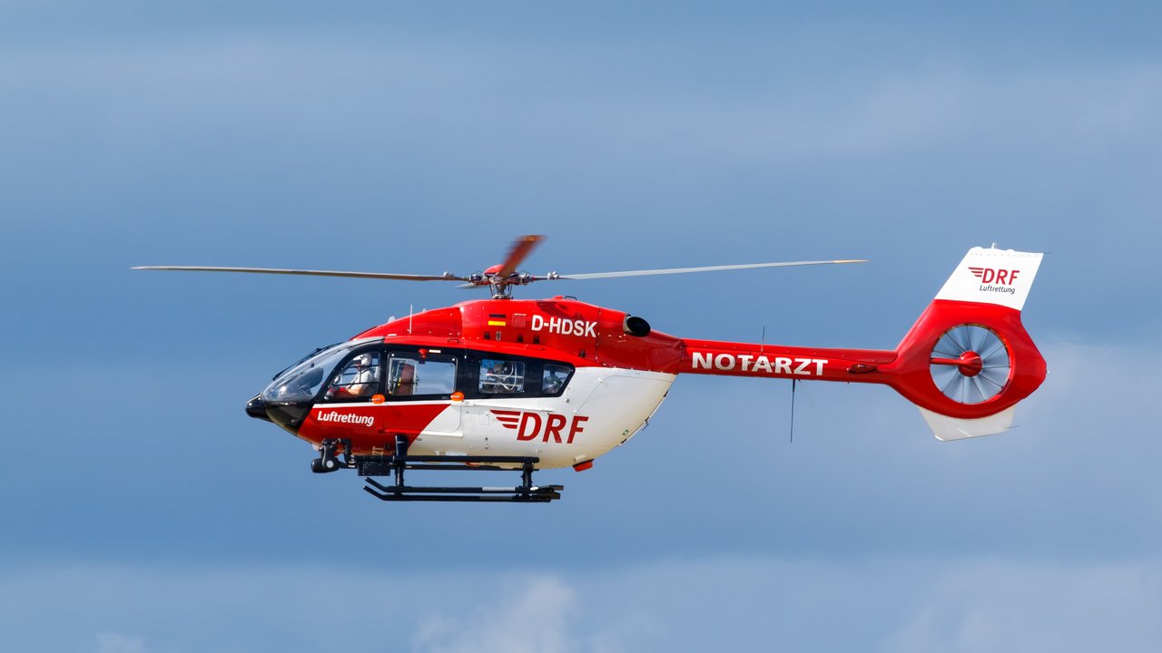 Bild zeigt Rettungshubschrauber