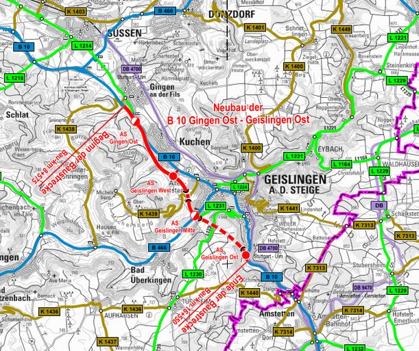 Ausschnitt Übersichtskarte