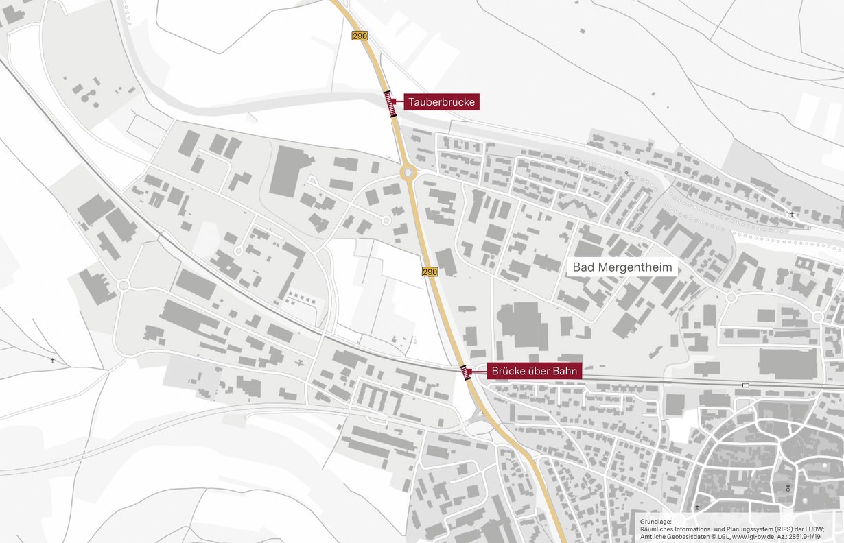 Bad Mergentheim Detailkarte