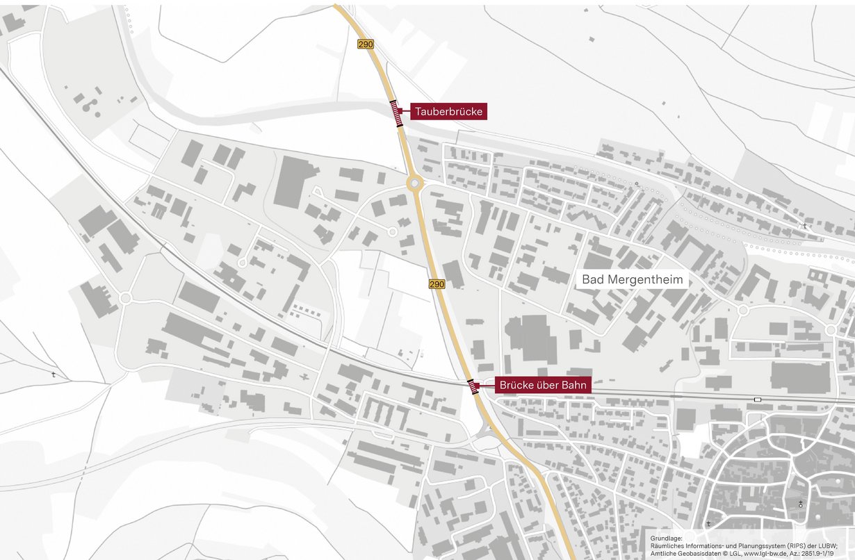 Bad Mergentheim Detailkarte