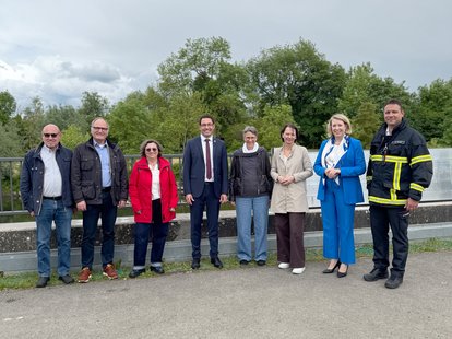 Einweihung Hochwasserschutzmaßnahme Neckartailfingen