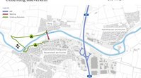Lageplan Umleitung Radverkehr