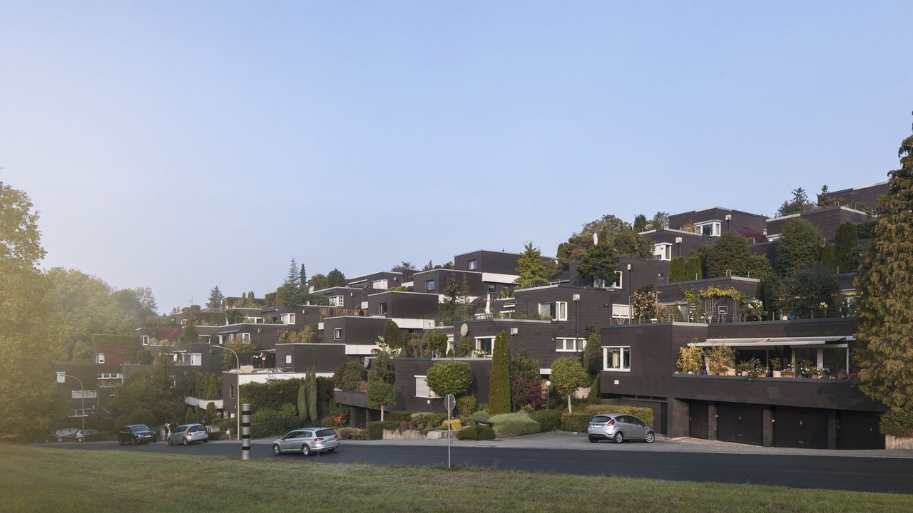 Siedlung im Schneider (Architekten Hans Kammerer, Walter Belz, 1971-72), Waiblingen, Baden-Württemberg