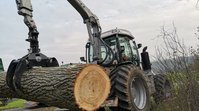 Forstspezialschlepper im Einsatz