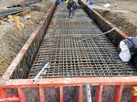 Herstellung Bewehrung Fundament