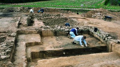 Bild zeigt Römischer Vicus in Güglingen im Zabergäu (Kreis Heilbronn)