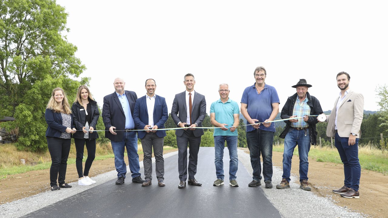 Freigabe der neuen Radwegverbindung