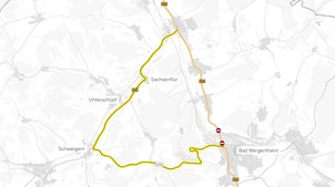 Überregionale Umleitung