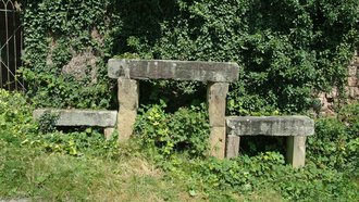 Ruhebank "Gruhe" in den Esslinger Weinbergen