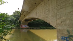 Kanalbrücke Untersicht