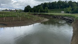 Einweihung der neuen Jagstschleifen in Ellwangen mit Regierungspräsidentin Susanne Bay