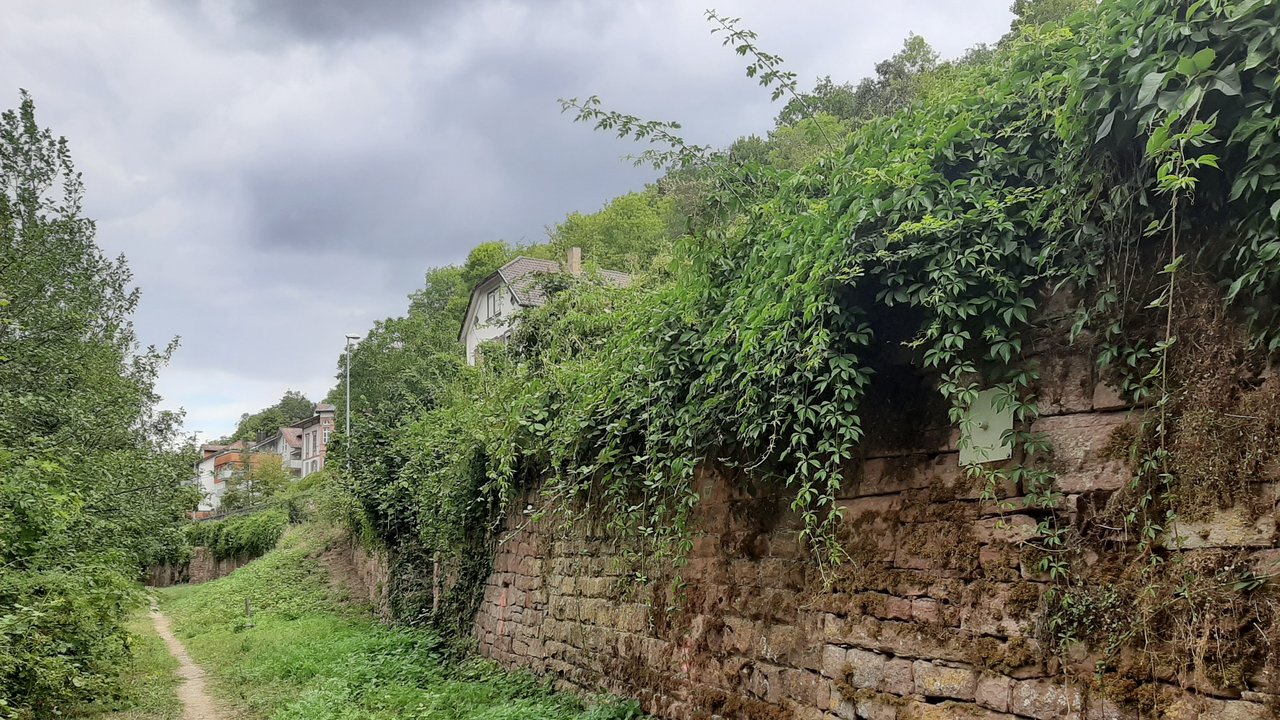 Zustand Fußgängerweg vor der Maßnahme