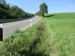 Blick Richtung Aalen, in Parallellage zur Bahn