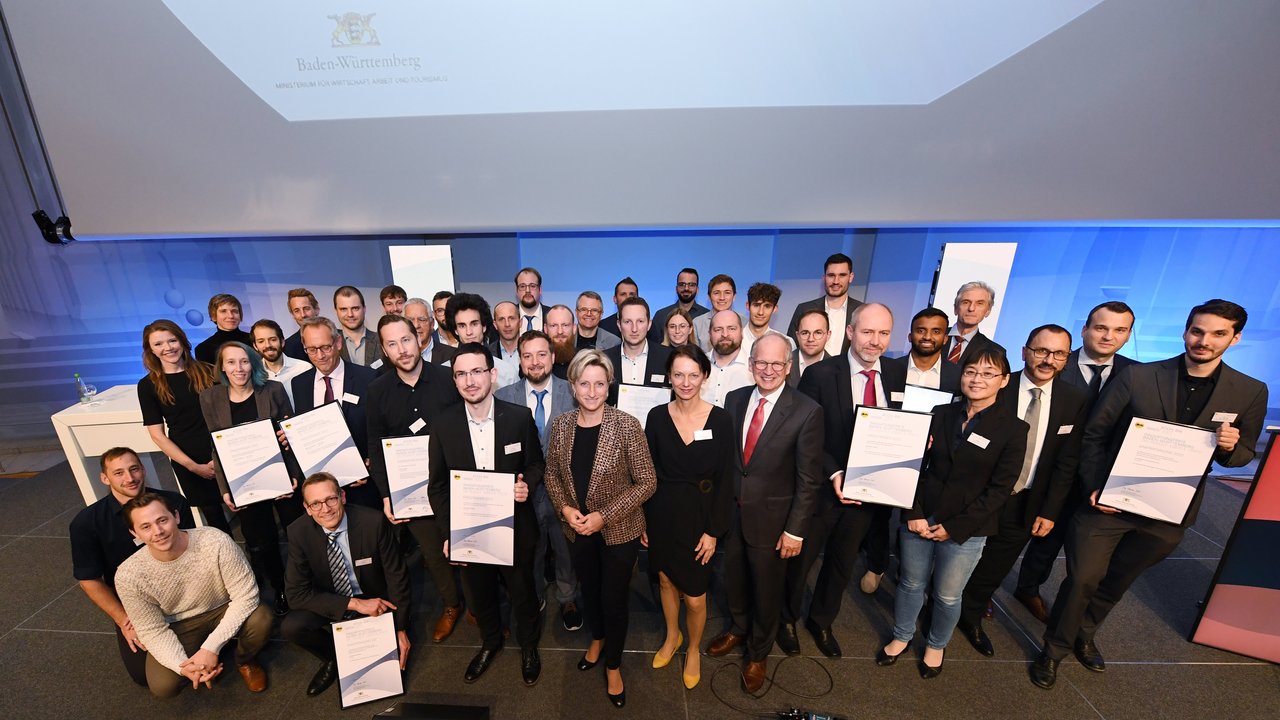 Die Preisträger des Landes-Innovationspreises