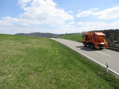 Blick Richtung Nördlingen, kurz vor Ende der geplanten Baumaßnahme