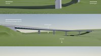 Visualisierung der Aichtalbrücke