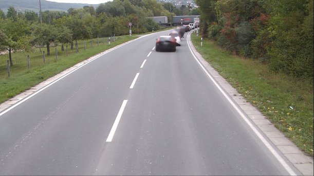 Foto der Straße