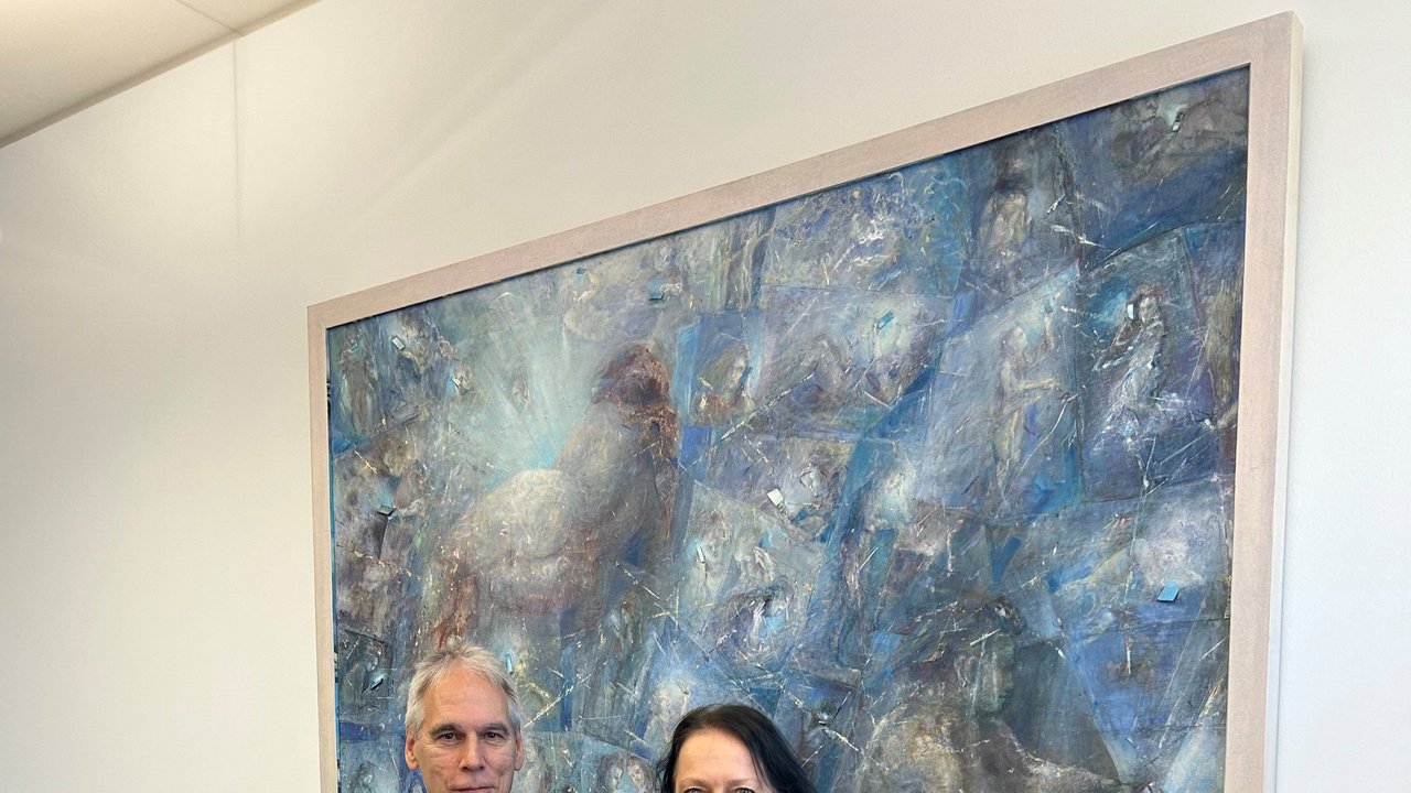 Regierungspräsidentin Susanne Bay mit Dr. Ulrich Dura