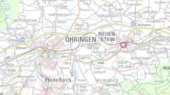 L 1051 Brücke über den Epbach (Neuenstein) Kartenausschnitt