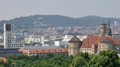 Stuttgarter Rathaus und Schloss