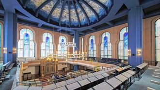 Gebetssaal in der Synagoge in den Quadraten Mannheim Gebetssaal in der Synagoge in den Quadraten Mannheim