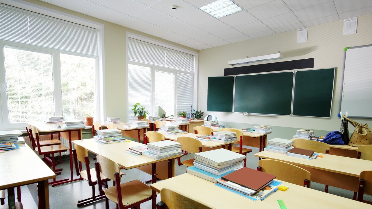 Leeres Klassenzimmer