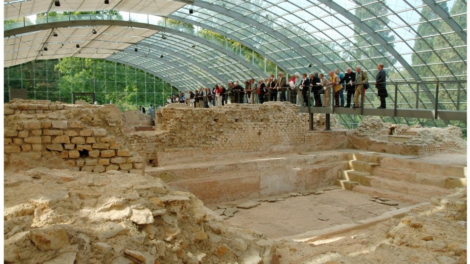 Tag des offenen Denkmals in der Badruine in Badenweiler