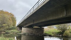 Brückenuntersicht der Tauberbrücke