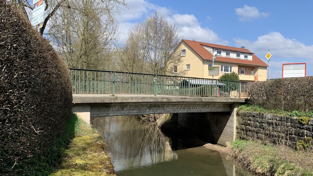 L 1035 Brücke über die Brettach (Bretzfeld) Seitenansicht