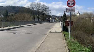 ENB L1025 Brücke über die Jagst Bieringen - Straßenansicht
