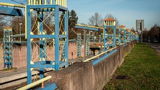 Bild zeigt die Haltestelle Rastatter Straße