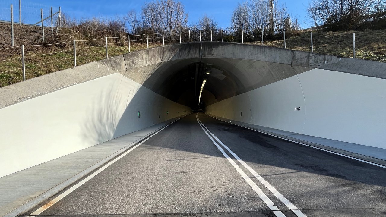 Die Wiedereröffnung des Schemelsbergtunnels ist erfolgt