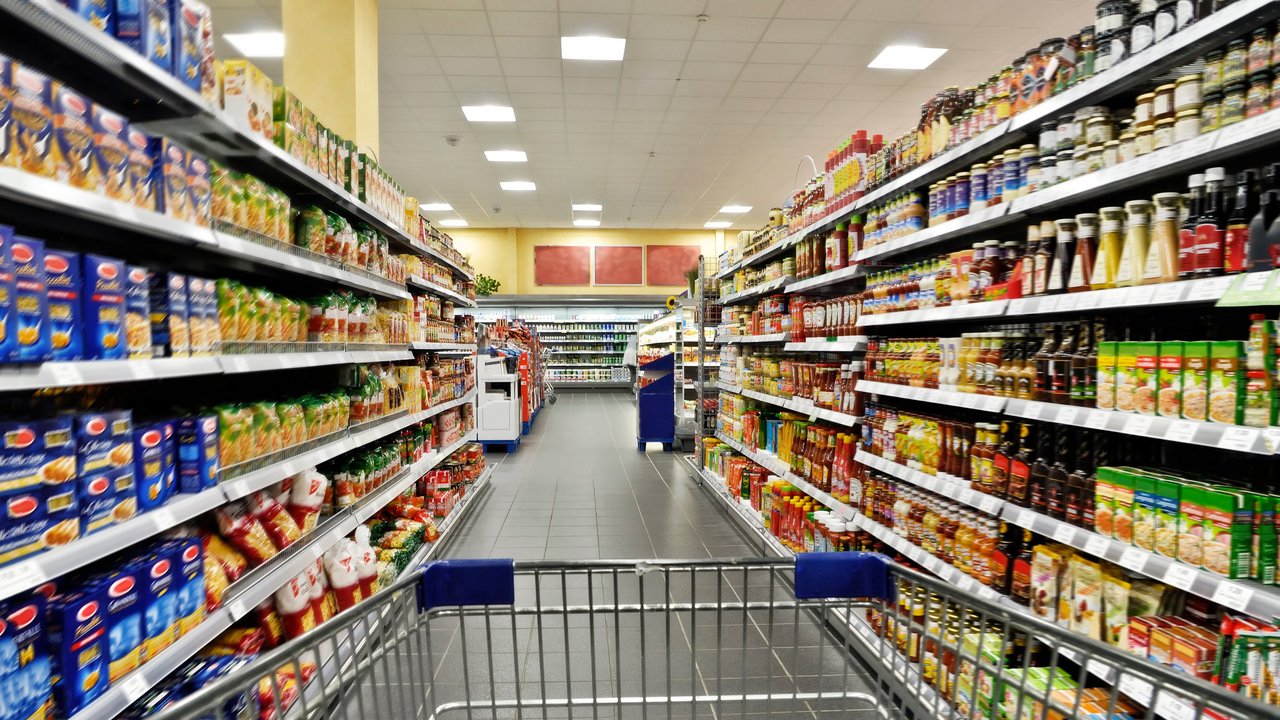 Supermarktregale