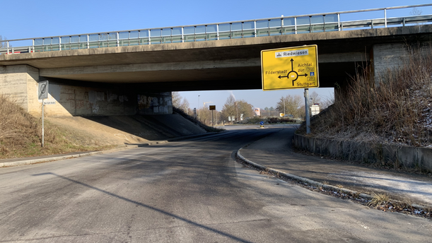 Seitenansicht Seite Fa. Putzmeister (Westseite)