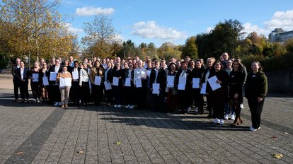 Urkundenübergabe Grüne Berufe