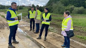Einweihung der neuen Jagstschleifen in Ellwangen mit Regierungspräsidentin Susanne Bay